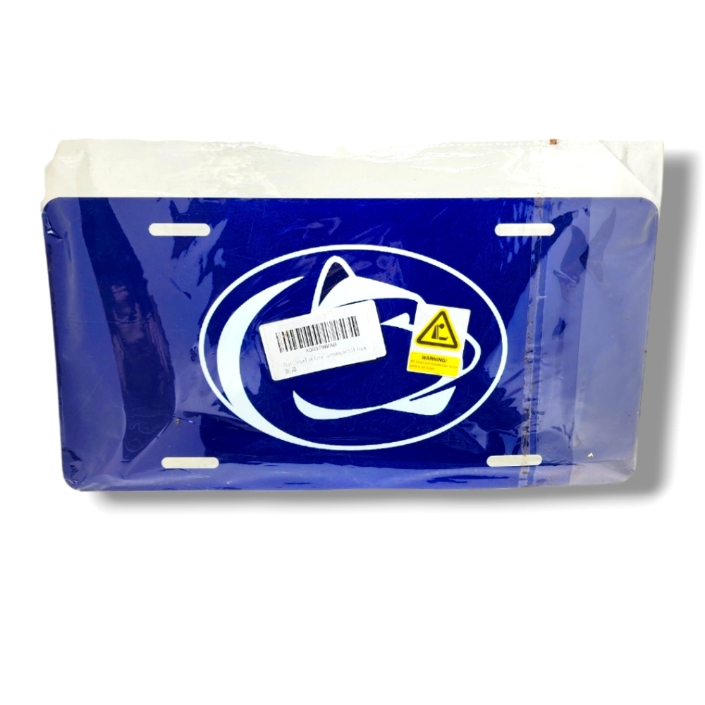 PENN STATE CAR TRUCK TAG LICENSE PLATE METAL PENN ST NITTANY LIONS SIGN 12"x6"